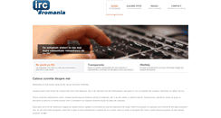 Desktop Screenshot of ircromania.org