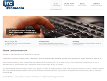 Tablet Screenshot of ircromania.org